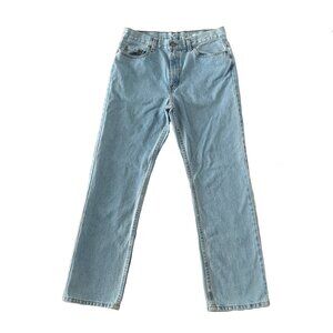 George Jeans Mens Size 31x30 Light Blue Straight Leg Denim